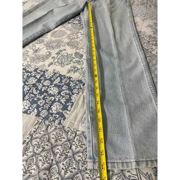 Wrangler Men’s Vintage Straight Leg Jeans 32x34 Light Blue - Picture 10 of 15